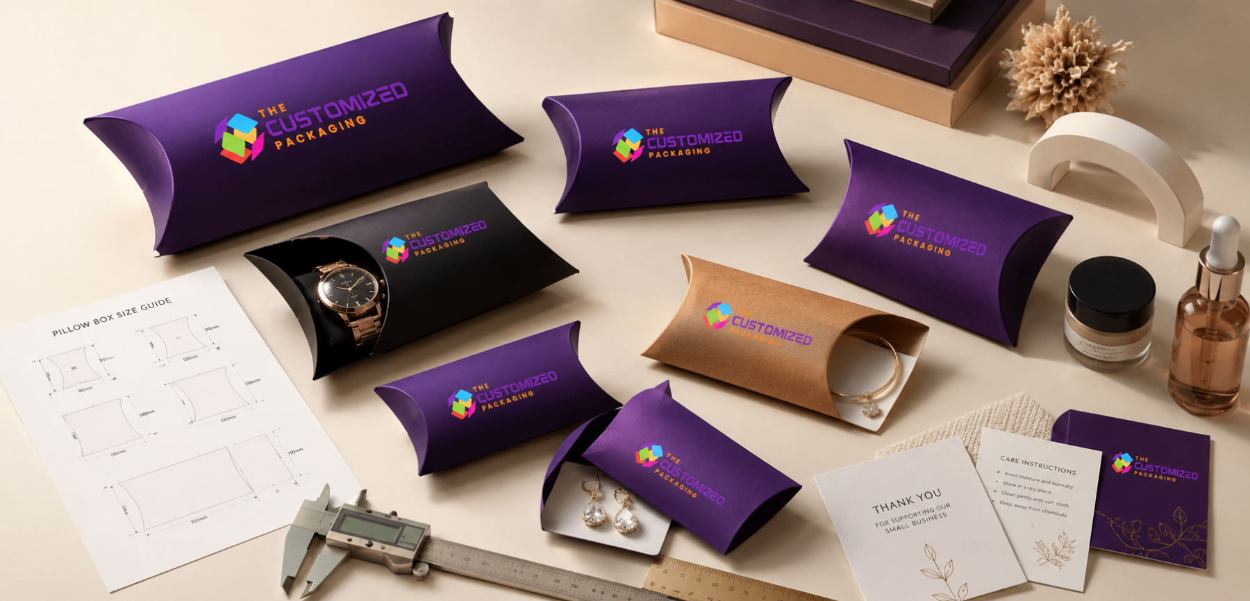 Printing Choices for Bulk Pillow-Box Orders